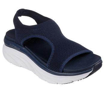 Navy Skechers Relaxed Fit: D'Lux Walker - Retro Sun | 4630K_USA