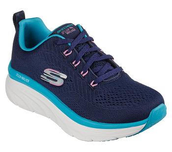 Navy / Turquoise Skechers Relaxed Fit: D'Lux Walker - Fresh Finesse | 33985_USA