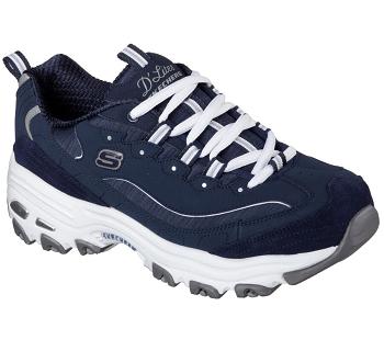 Navy / White Skechers D'Lites - Me Time | 1523B_USA