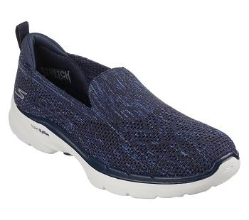 Navy / White Skechers GO WALK 6 - Valerie | 5873D_USA