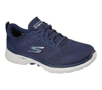 Navy / White Skechers GOwalk 6 - Bold Vision | 7334K_USA