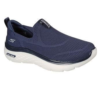 Navy / White Skechers GOwalk Hyper Burst - Solar Winds | 7522L_USA