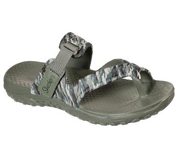 Olive / Multicolor Skechers Foamies: Reggae - Retreat | 4392A_USA
