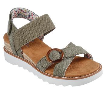 Olive Skechers BOBS Desert Kiss Hi - Splendid Wonder | 3180L_USA