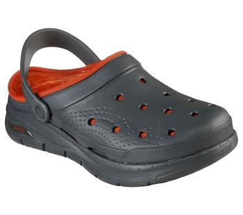 Olive Skechers Foamies: Arch Fit Lined - Chillaxing | 7308K_USA
