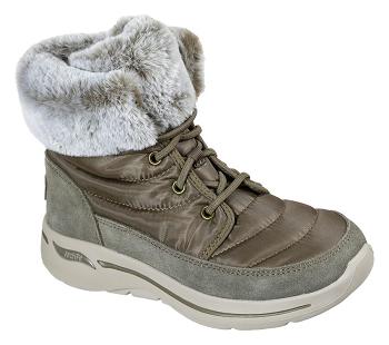 Olive Skechers GO WALK Arch Fit - Winter Visit | 11774_USA