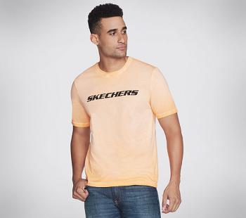 Orange Skechers Apparel Breakers Crew | 3187B_USA