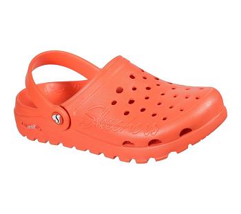 Orange Skechers Foamies: Arch Fit Footsteps - Pure Joy | 5804L_USA