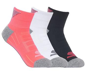 Pink / Black Skechers Half Terry Athletic - 3 Pack | 3097P_USA