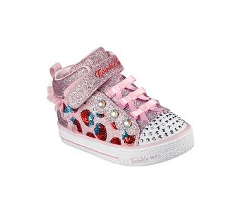 Pink / Red Skechers Shuffle Lite - Fruity Shines | 3395B_USA