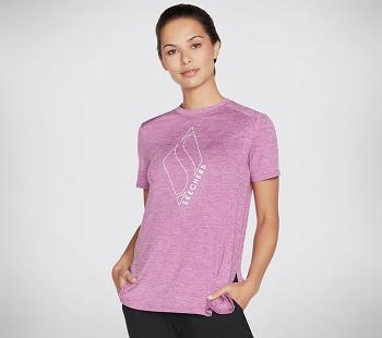 Pink Skechers Apparel Diamond Blissful | 4619D_USA