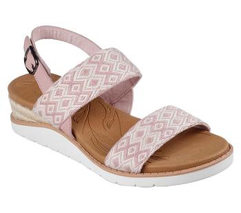 Pink Skechers BOBS Beach Kiss - Ocean Rush | 3176W_USA