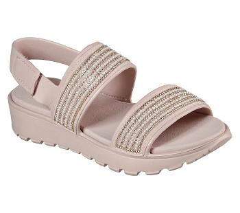 Pink Skechers Foamies: Footsteps - How Extra | 4080A_USA