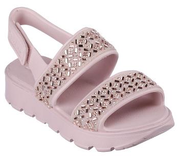Pink Skechers Footsteps - Lil Glam Party | 4845X_USA