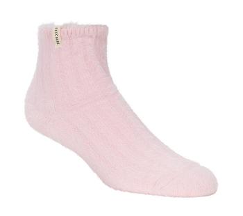 Pink Skechers GO Lounge Mid High Fuzzy - 2 Pack | 3434K_USA