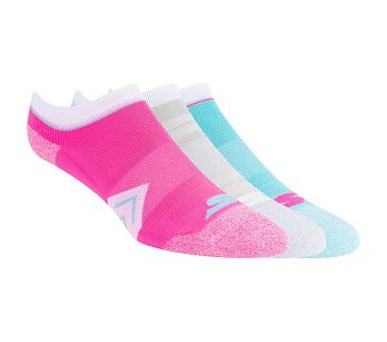 Pink Skechers Marled Cushion Liner - 3 Pack | 3222A_USA