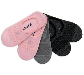 Pink Skechers Microfiber Liner - 5 Pack | 3269E_USA