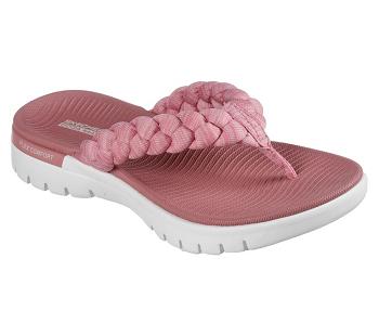 Pink Skechers On-The-Go Flex - Sweet Summer | 4653Q_USA