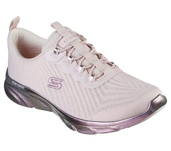 Pink Skechers Relaxed Fit: D'Lux Comfort - Focal Point | 2938A_USA