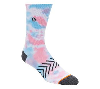 Pink Skechers Tie-Dye Crew - 1 Pack | 1689Q_USA