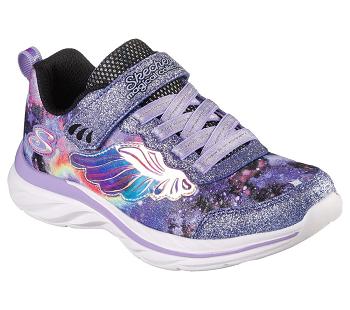 Purple / Black Skechers Quick Kicks - Flying Beauty | 7020A_USA