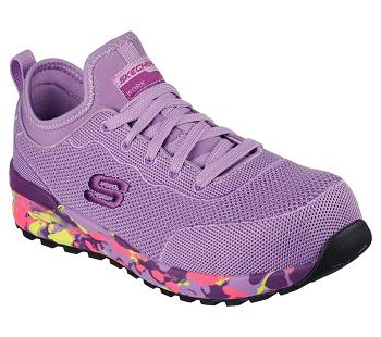 Purple / Multicolor Skechers Bulklin - Balran Comp Toe | 5596L_USA