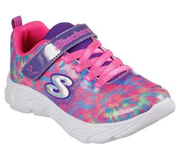 Purple / Multicolor Skechers Dynamic Dash - Vivid Paint | 7445X_USA
