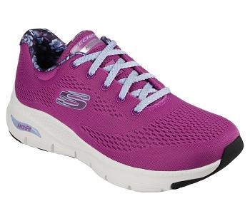 Purple Skechers Arch Fit - Floral Blossom | 4348L_USA