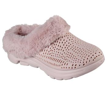 Purple Skechers Foamies: GO WALK 5 - Cozy Embrace | 64554_USA
