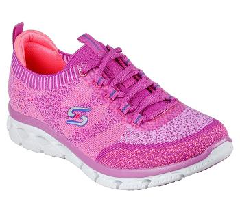 Purple Skechers Glide-Step Flex - Cosmic Spirit | 15130_USA