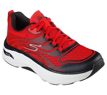 Red / Black Skechers Max Cushioning Arch Fit: Enigma | 6389E_USA