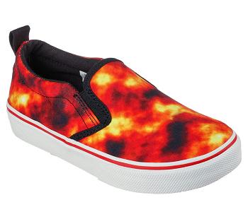 Red / Black Skechers Street Fame - Lava Clouds | 7530C_USA