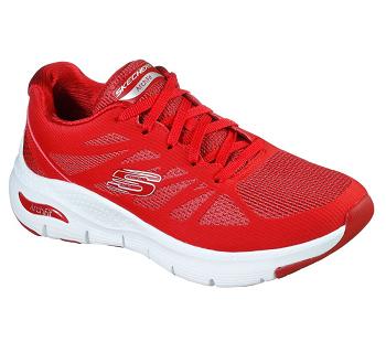 Red Skechers Arch Fit - Vivid Memory | 4723D_USA