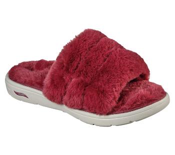 Red Skechers GO Lounge: Arch Fit Lounge - Unwind | 58510_USA