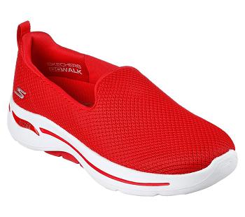 Red Skechers GO WALK Arch Fit - Grateful | 4949X_USA