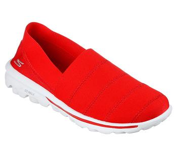 Red Skechers GO WALK Classic - Gracious Joy | 1713D_USA