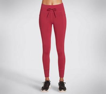 Red Skechers GO WALK Jogging Pants | 56690_USA