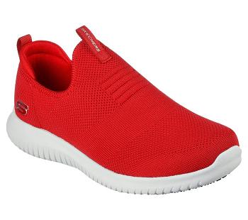 Red Skechers Relaxed Fit: Ultra Flex SR | 4246L_USA