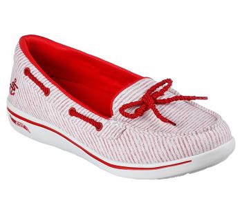 Red / White Skechers Arch Fit Uplift - Coastal Breeze | 4188K_USA