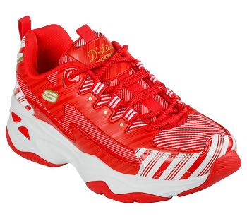 Red / White Skechers D'Lites 4.0 - Candy Canes | 51230_USA
