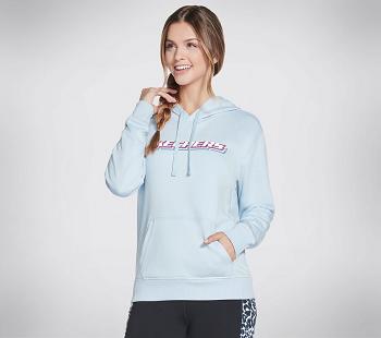 Rose Skechers Apparel Block Heritage Pullover Hoodie | 4209D_USA