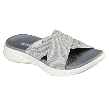Silver Skechers On-the-GO 600 - Glistening | 4703D_USA