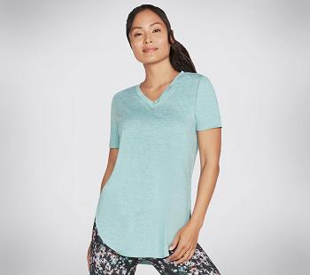 Turquoise Skechers Apparel Diamond Blissful Tunic | 4444A_USA
