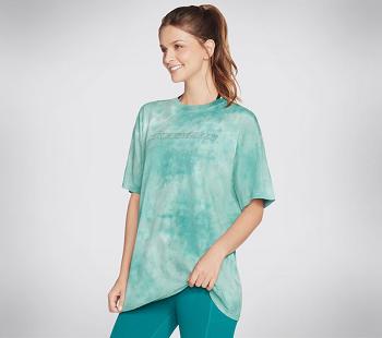 Turquoise Skechers Apparel SKECHDYE Everybody | 4734K_USA