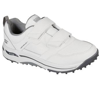 White / Black Skechers GO GOLF Arch Fit - Front Nine | 3453G_USA