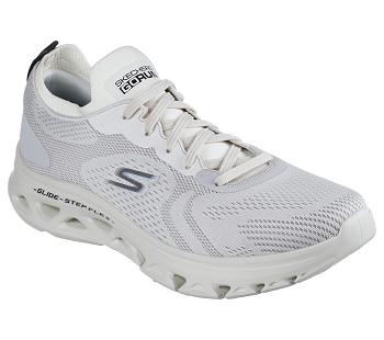 White / Black Skechers GO RUN Glide-Step Flex - Radar | 65893_USA