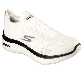 White / Black Skechers GO WALK Hyper Burst | 5925D_USA