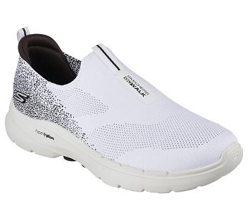 White / Black Skechers GOwalk 6 | 79894_USA