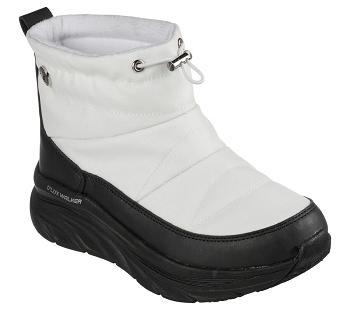 White / Black Skechers Relaxed Fit: D'Lux Walker - Winter Up | 1002L_USA
