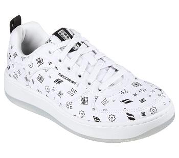 White / Black Skechers Sport Court 92 - New Escapade | 6463B_USA